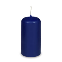 Sviečka valcová tmavomodrá Ø60 × 120 mm (1 ks)