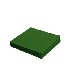 Obrúsok 1-vrstvový 33 × 33 cm tmavozelený (100 ks)