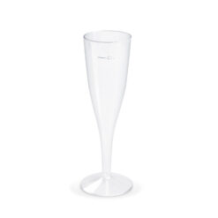Plastový pohár kryštál na sekt 100 ml (10 ks)