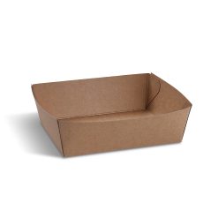 Papierová miska (FSC Mix) nepremastiteľná kraft 135 x 110 x 45 mm 500ml, 100 ks