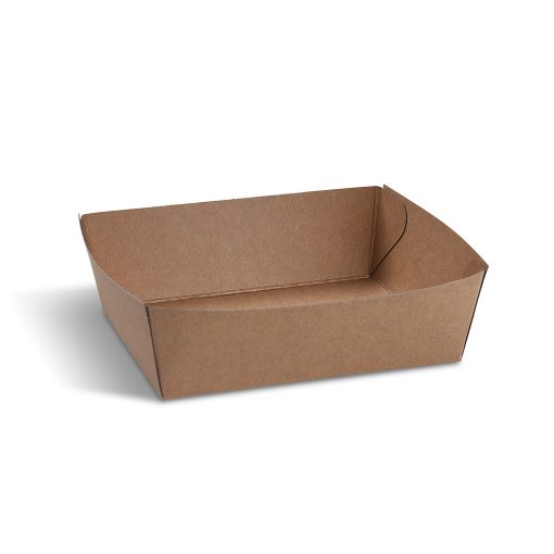 Papierová miska (FSC Mix) nepremastiteľná kraft 135 x 110 x 45 mm 500ml, 100 ks