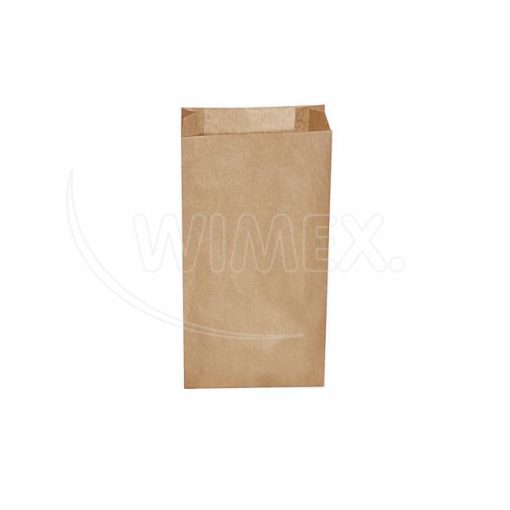 Desiatové papierové vrecko hnedé 14+7 x 29 cm `1,5kg`, 500 ks