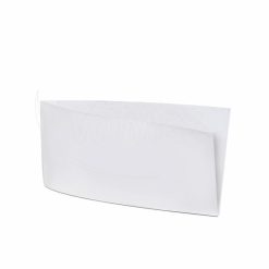 Papierové vrecko biele 10 x 19 cm na hotdog, 500 ks