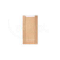 Papierové vrecko s okienkom 9cm 15+6 x 29 cm, 1000 ks