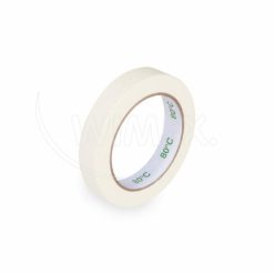 Lepiaca páska krepová do +80°C biela 19mm x 50m, 1 ks