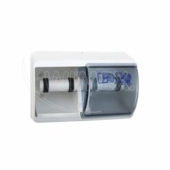 Zásobník (ABS) dvojitý biely pre toaletný papier ≤Ø10,5cm, 1ks