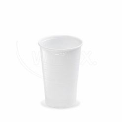 Pohár plastový biely (PP)Ø78mm 0,3L, 10ks Wimex
