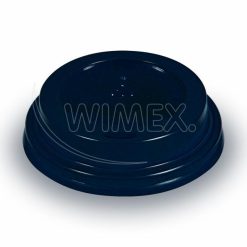 Viečko vypuklé (PS) čierne priemer 73mm, 100ks