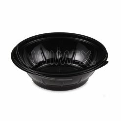 Šalátová miska (PET) čierna Ø176mm 500ml, 50 ks
