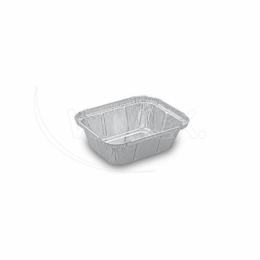 Miska (ALU) hranatá 129 x 103 x 34 mm 250ml, 100 ks