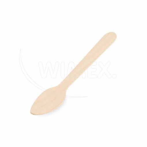 Lyžička na kávu drevená 11cm, 100 ks