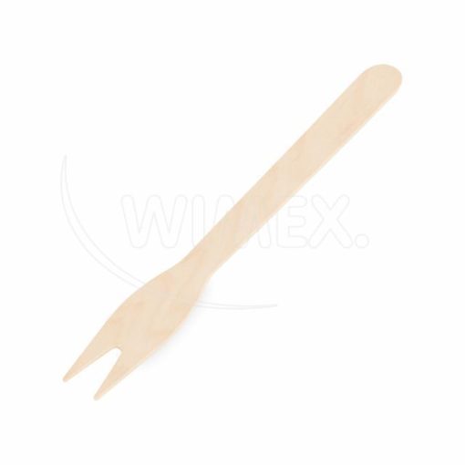 Vidlička desiatová drevená 12cm, 500 ks
