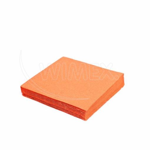 Obrúsok 3vrstvý oranžový 33 x 33 cm, 20 ks