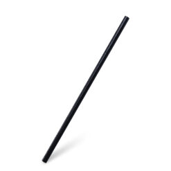 Slamka (bio-kompozit) čierna `JUMBO` Ø8mm x 25cm, 100 ks
