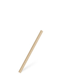 Slamka papierová kraft `JUMBO` Ø8 mm × 15 cm, 100 ks