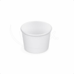 Papierová miska na zmrzlinu (PAP/PE) biela Ø75mm 125ml, 50 ks