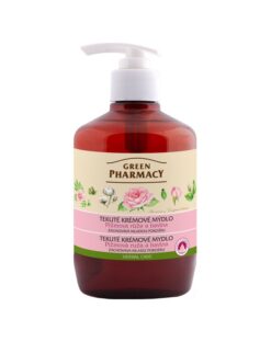 Green Pharmacy tekuté mydlo - zachováva mladú pokožku 460 ml - Pižmová ruža a bavlna