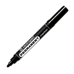 Centropen 8566 5mm okrúhly permanent, červený, 1 ks