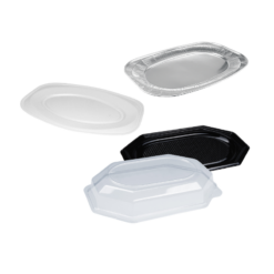 Podnosy na obložené misy a chlebíčky