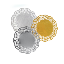 Papierové krajky okrúhle