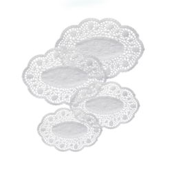 Papierové krajky oválne