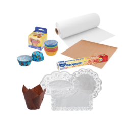 Pečenie - papier, košíčky, krajky