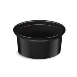 Dressingová miska PP čierna Ø70mm 80ml (50 ks)