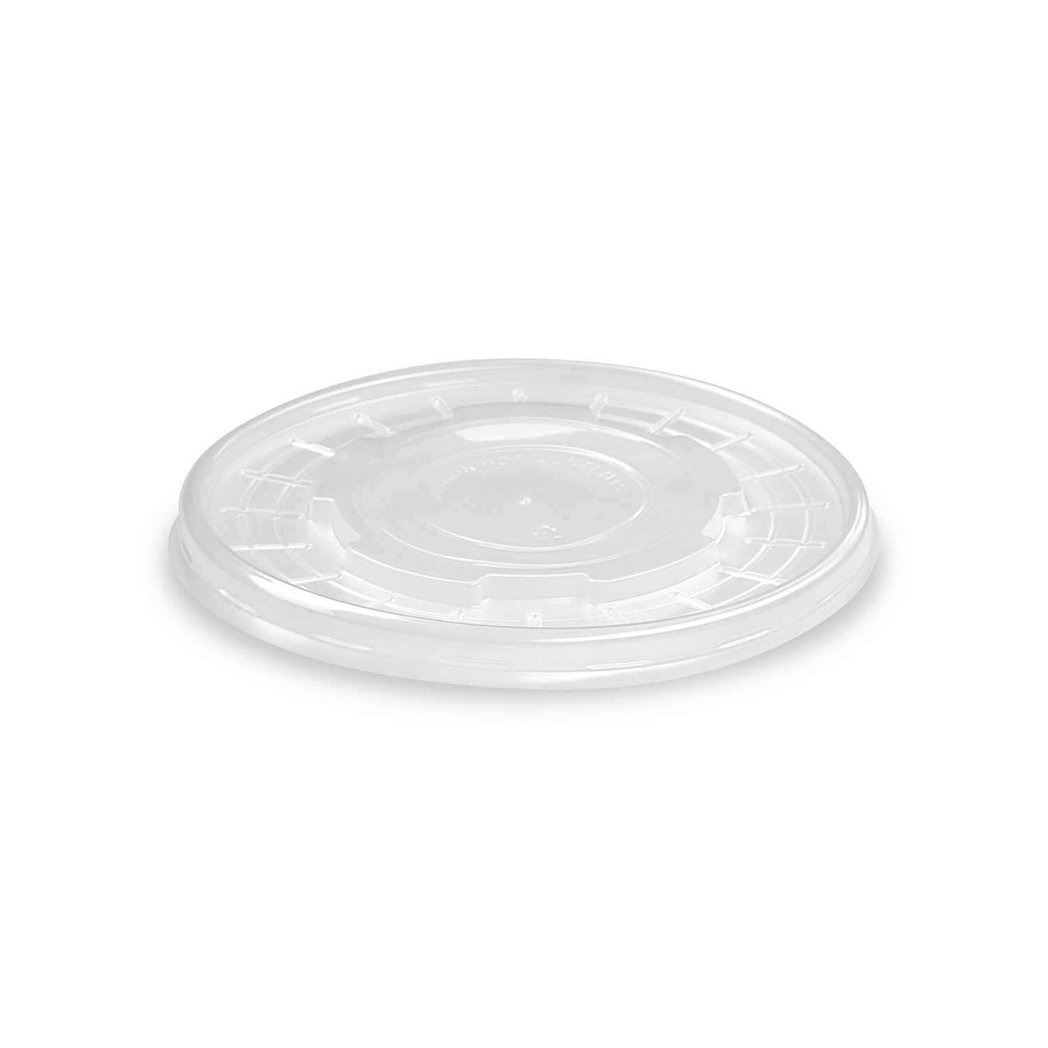 82702 Viečko (PP) ploché priehľadné pre papierovú misku Ø150mm (50 ks)