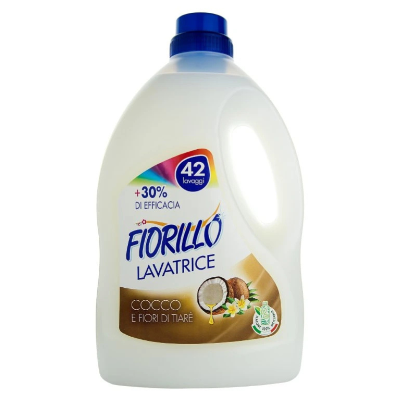Dizajn bez názvu(184) Prací gél FIORILLO LAVATRICE Kokos a kvet Tiaré 2500 ml (1ks)