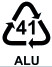Recyklačný symbol ALU