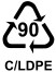 Recyklačný symbol C/LDPE