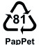 Recyklačný symbol PapPet