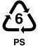 Recyklačný symbol PS