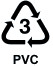 Recyklačný symbol PVC 3